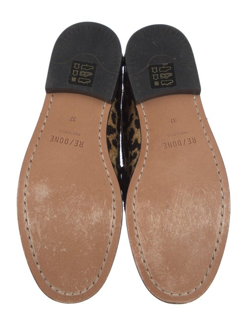 RE/DONE Animal Print Loafers