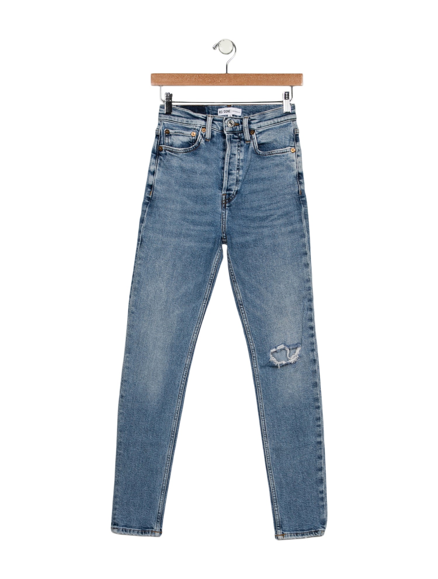 RE/DONE High-Rise Skinny Leg Jeans