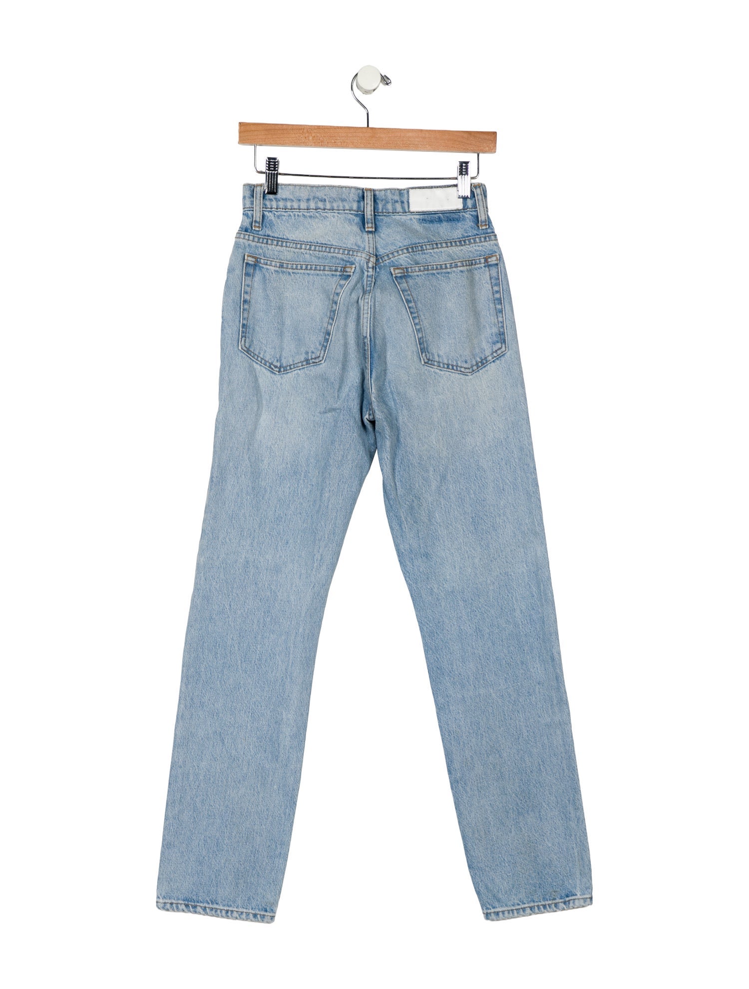 RE/DONE Mid-Rise Straight Leg Jeans