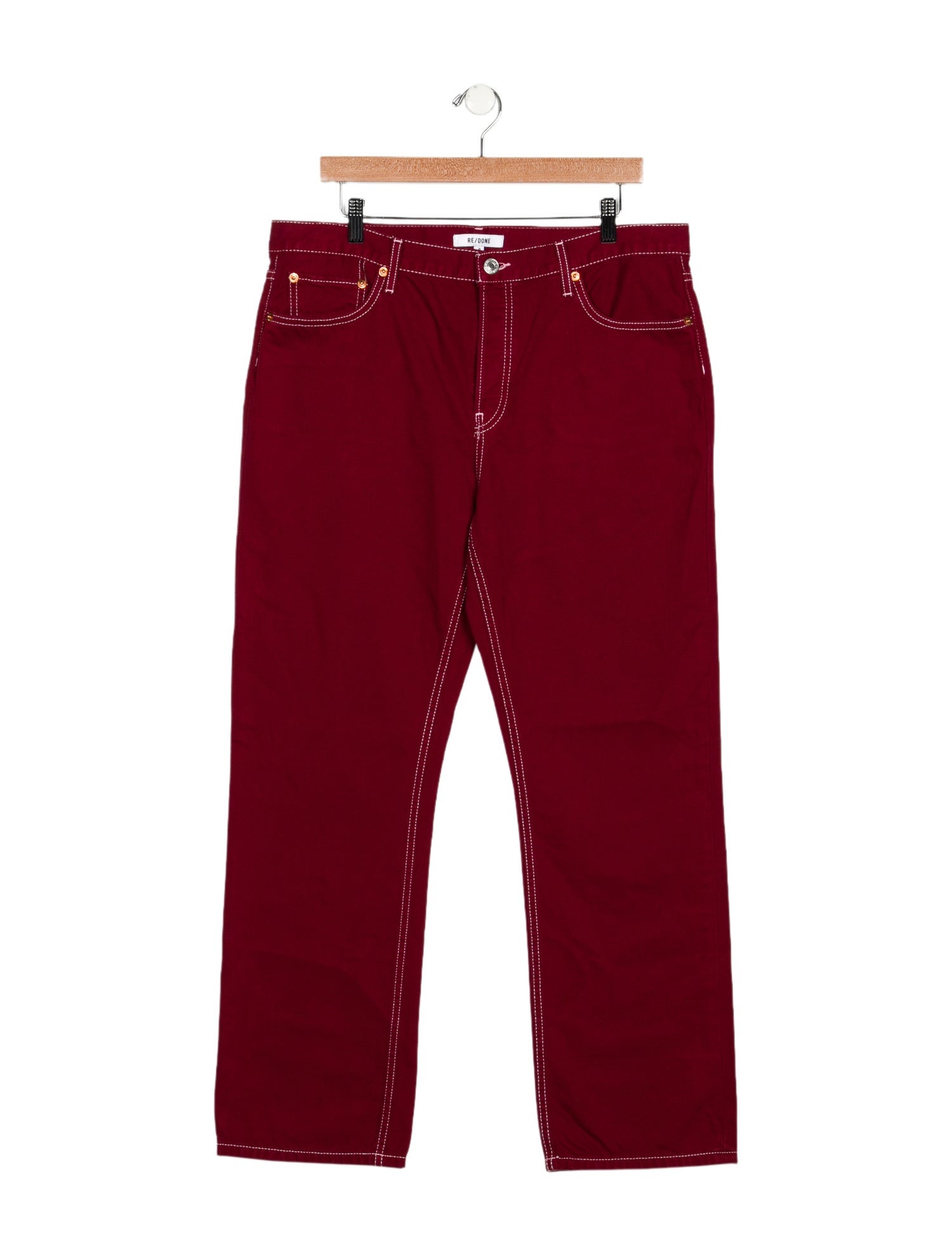 RE/DONE High-Rise Straight Leg Jeans w/ Tags