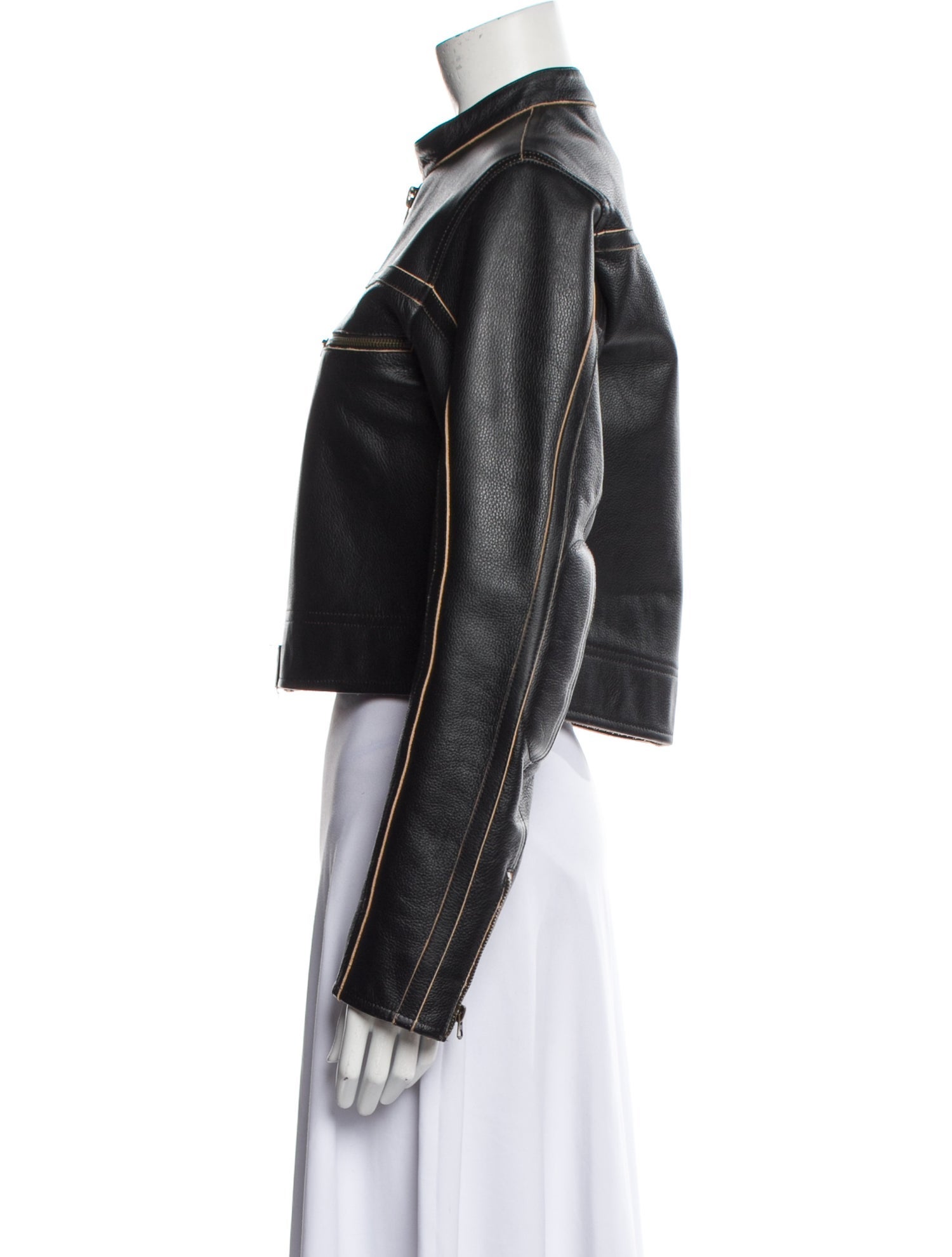 RE/DONE Leather Biker Jacket