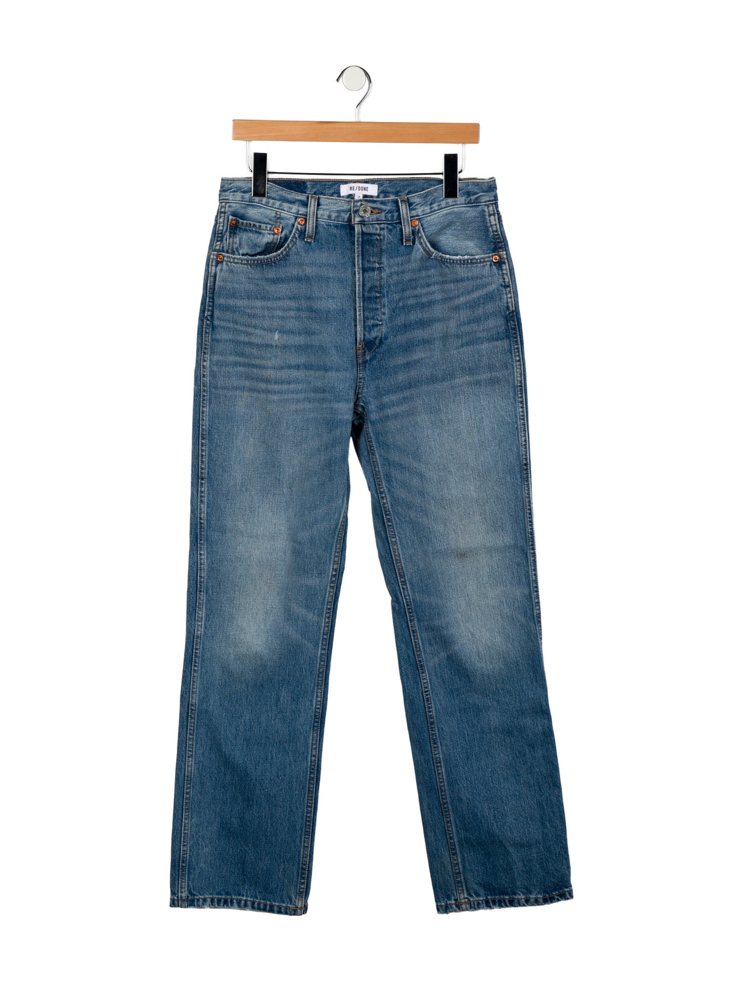 RE/DONE High-Rise Wide Leg Jeans