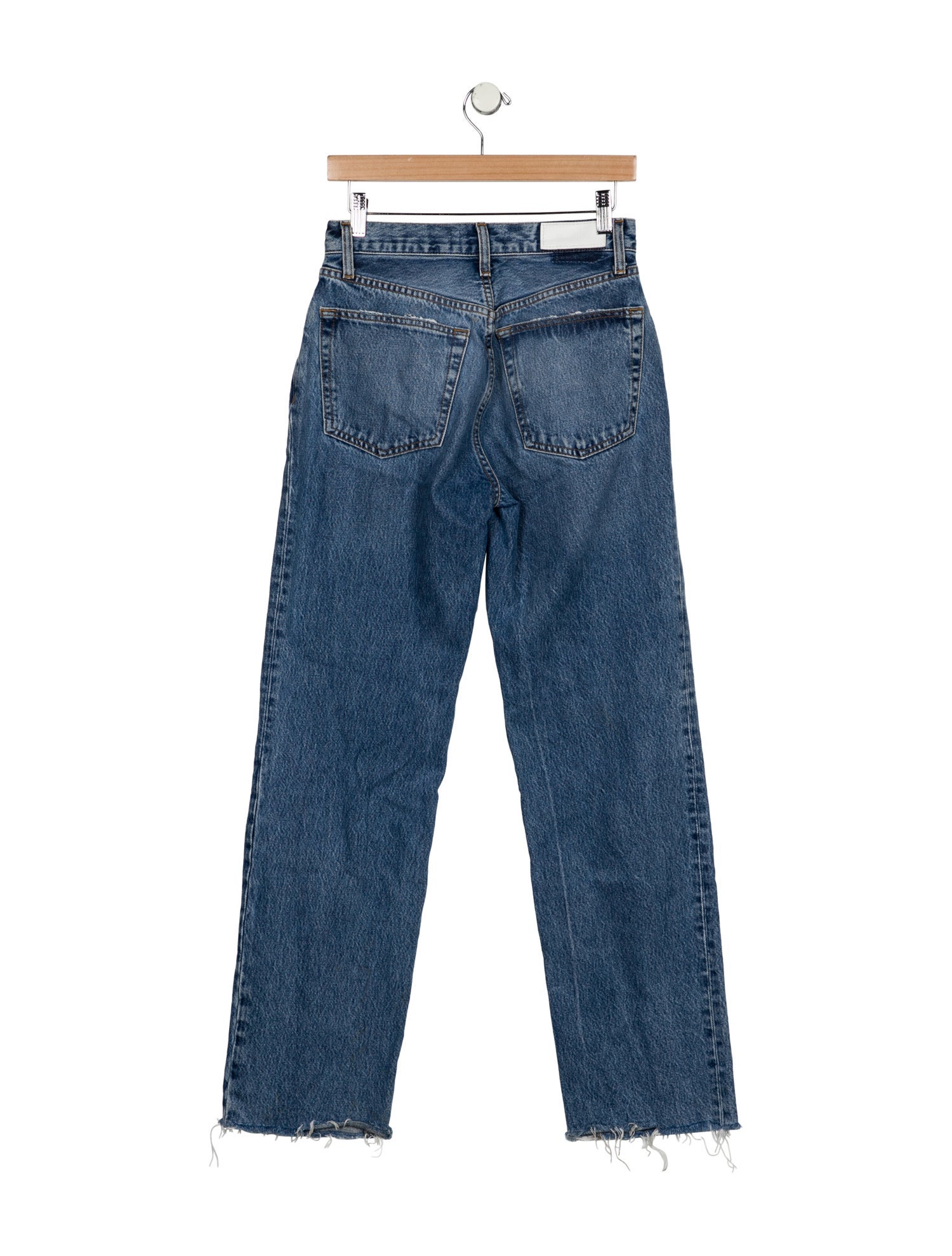 RE/DONE Mid-Rise Straight Leg Jeans