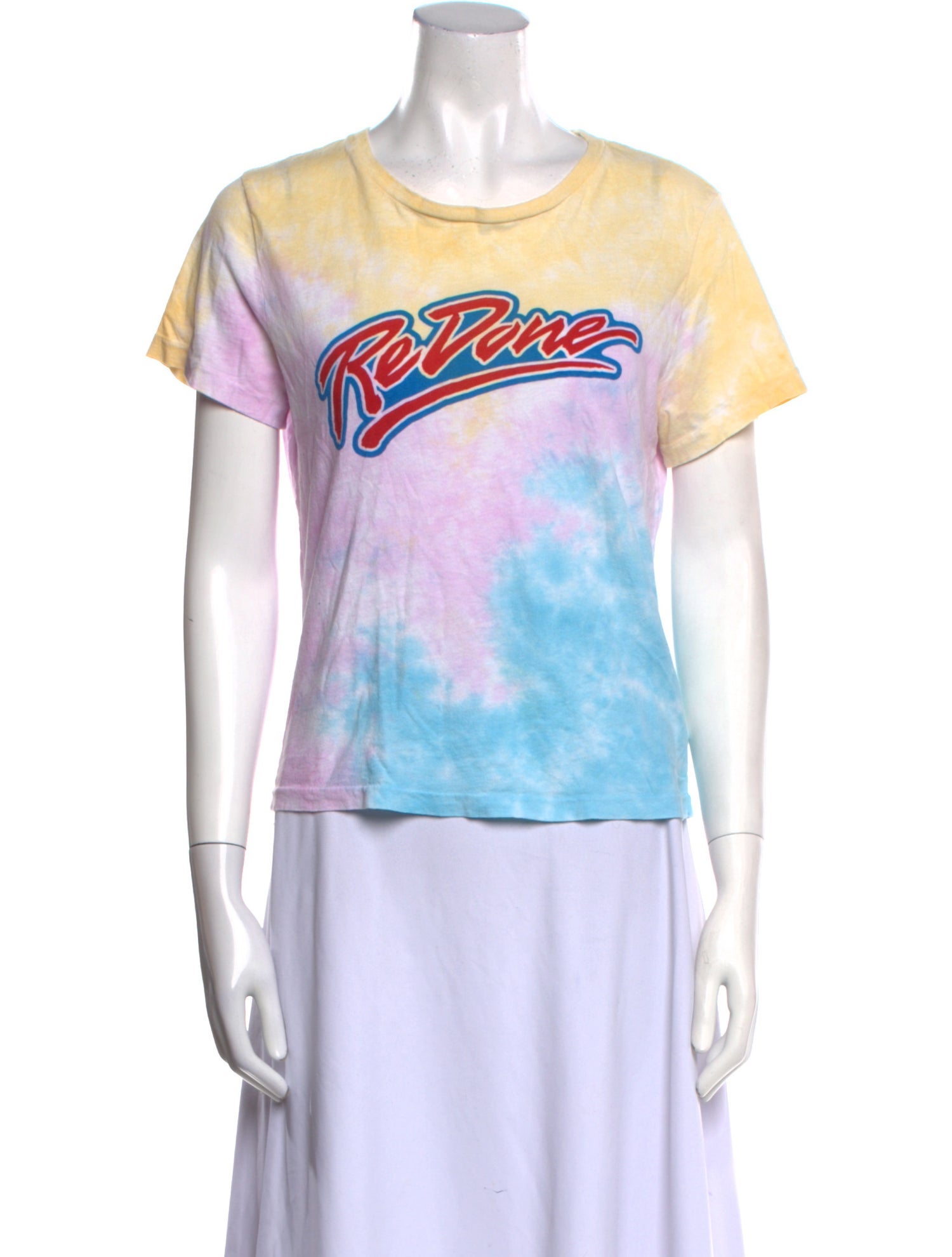 RE/DONE Graphic Print Crew Neck T-Shirt