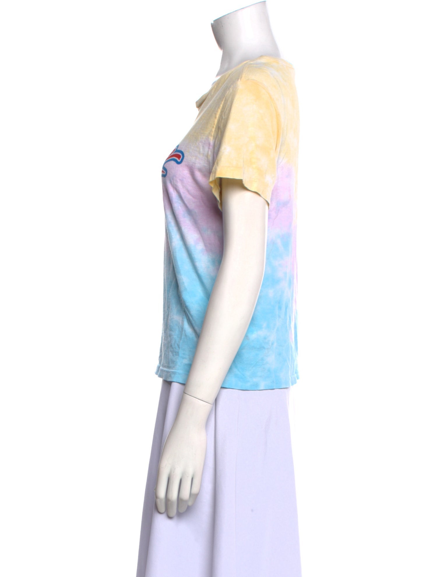 RE/DONE Graphic Print Crew Neck T-Shirt