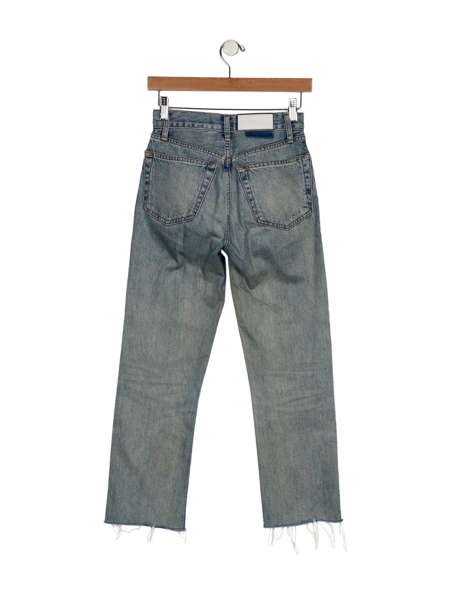 RE/DONE Mid-Rise Straight Leg Jeans