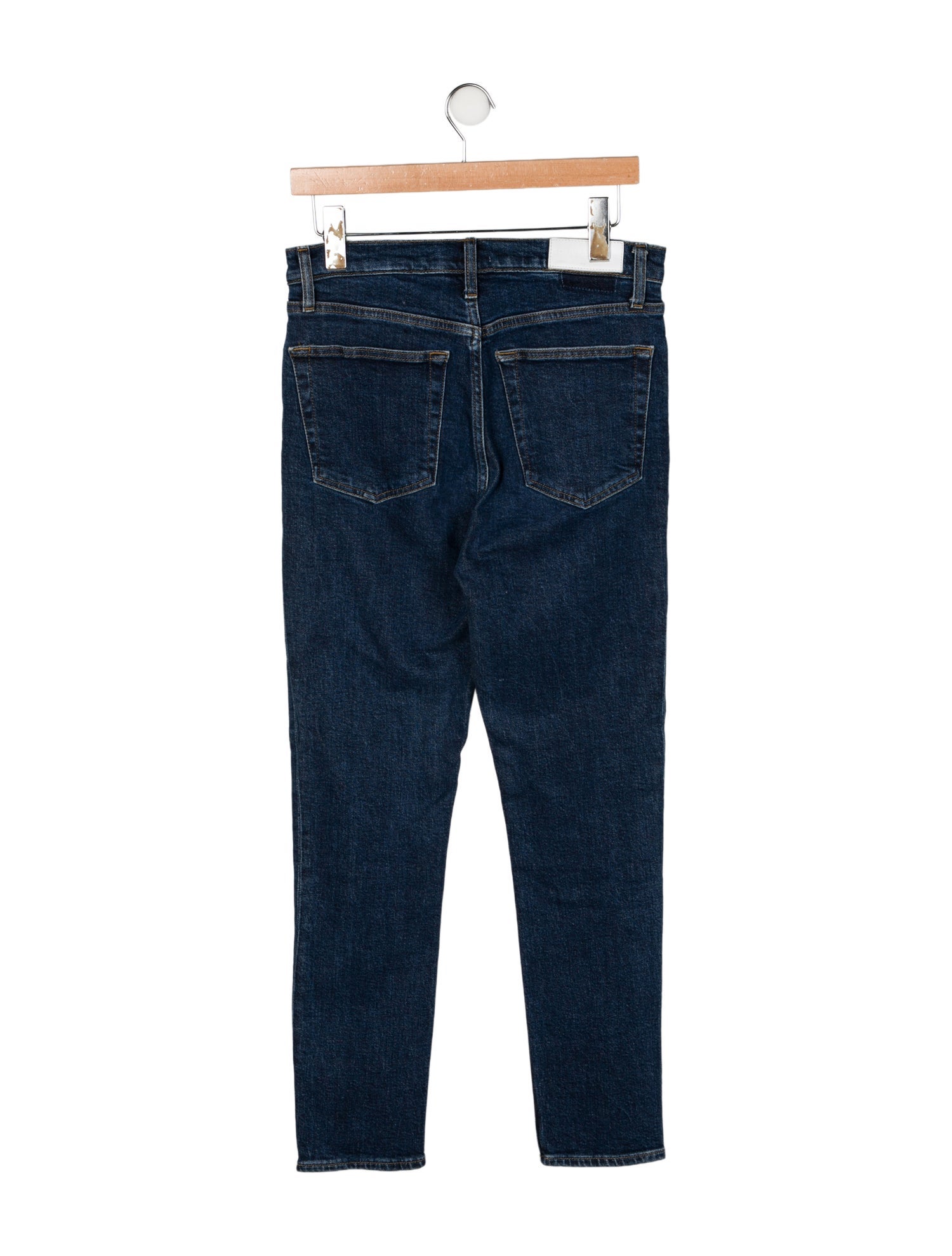 RE/DONE High-Rise Straight Leg Jeans