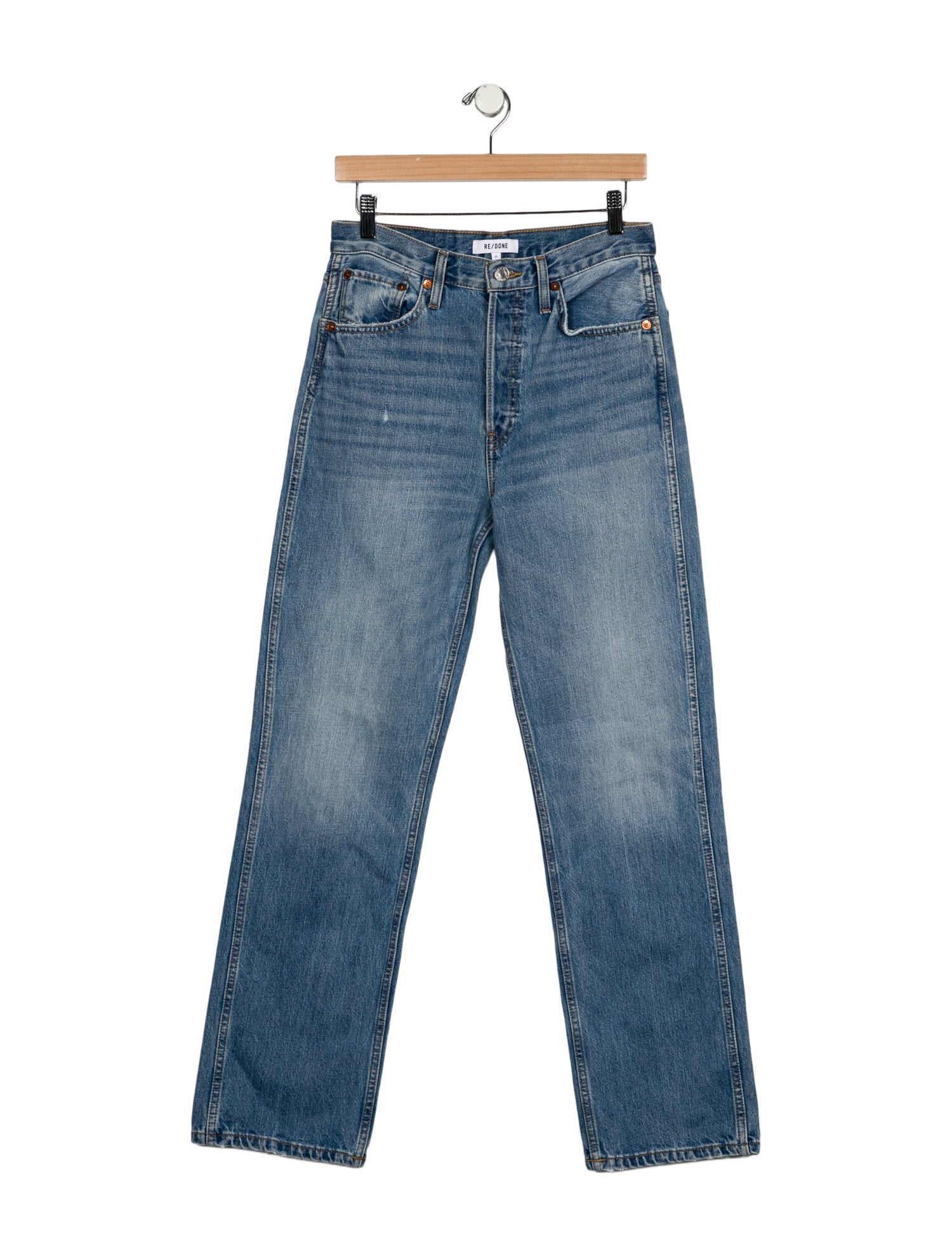 RE/DONE High-Rise Wide Leg Jeans