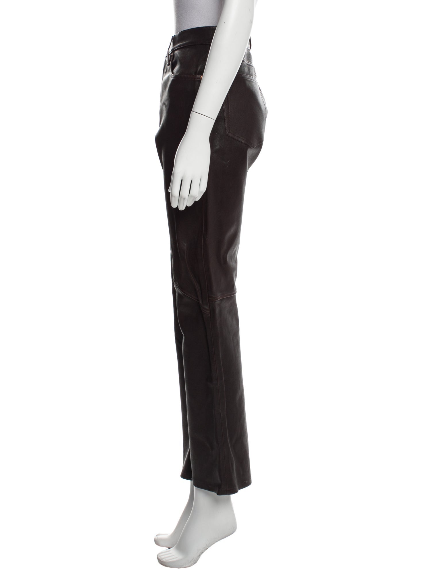 RE/DONE Lamb Leather Wide Leg Pants