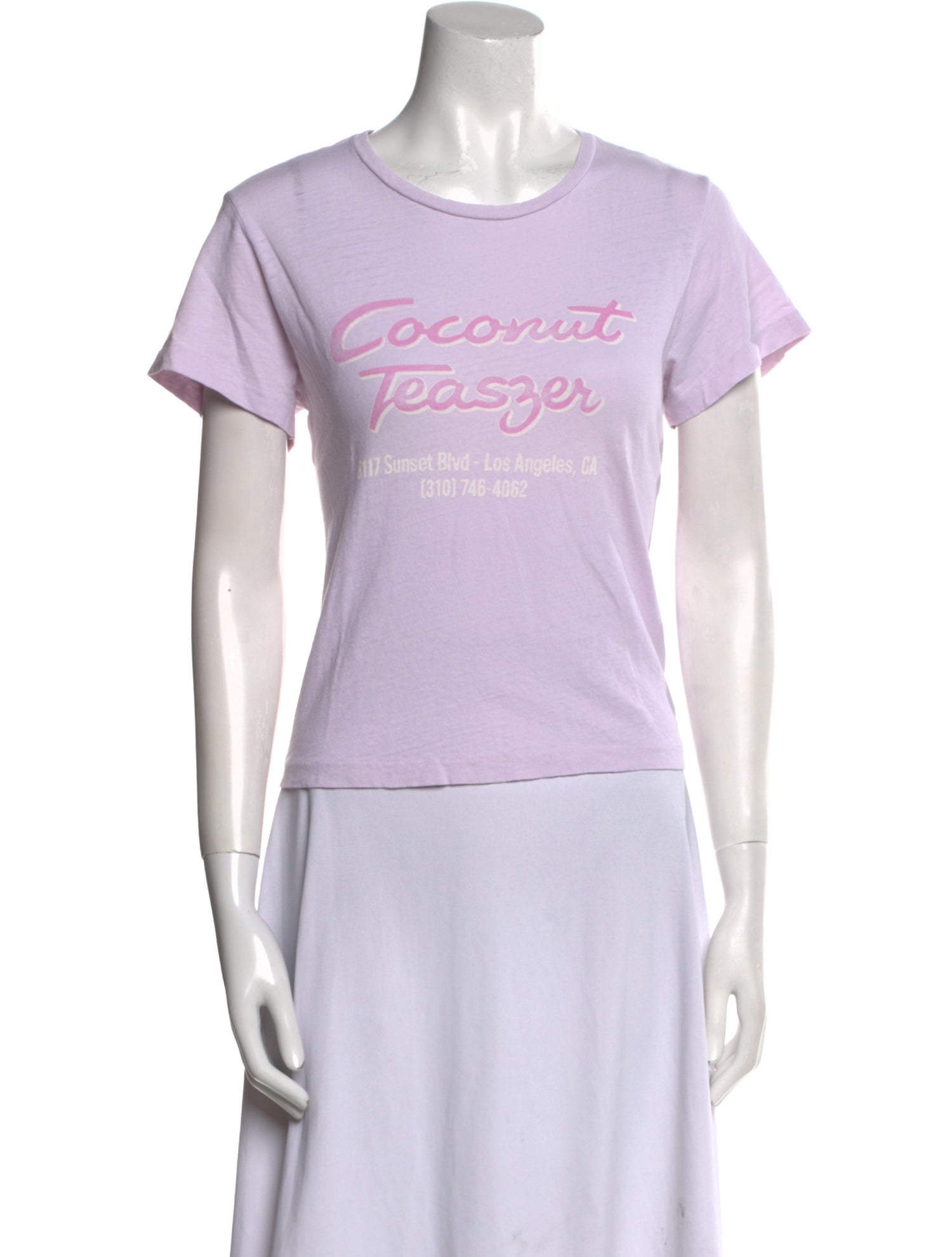 RE/DONE Graphic Print Crew Neck T-Shirt