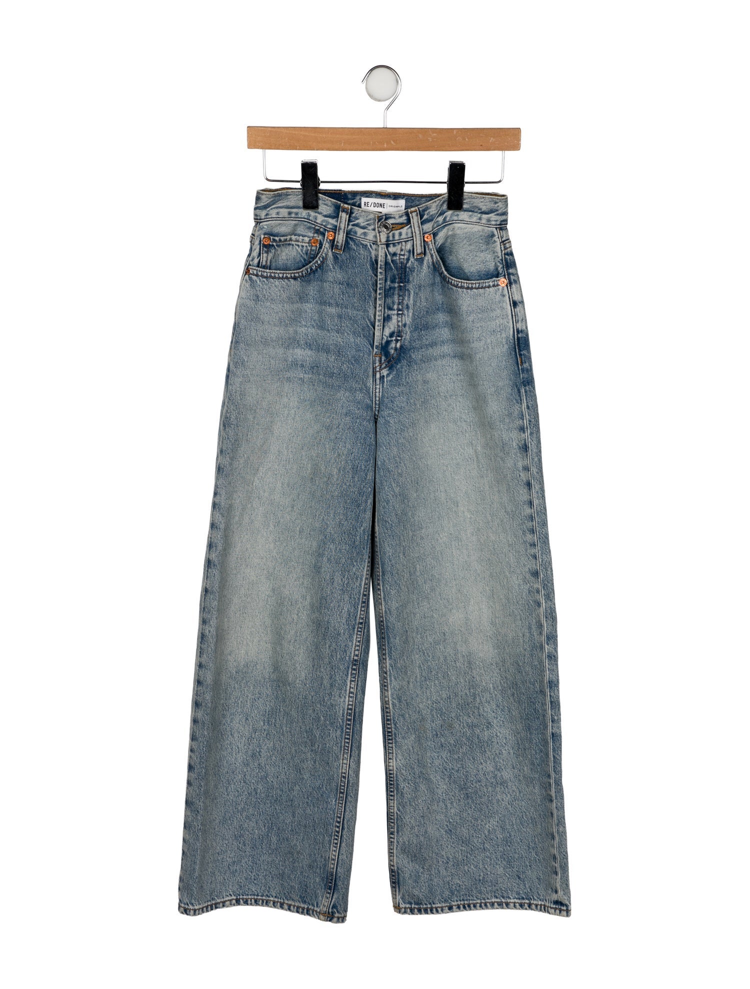RE/DONE High-Rise Wide Leg Jeans