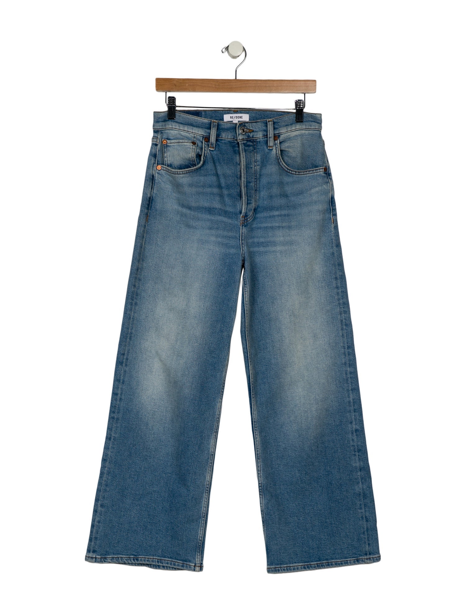 RE/DONE High-Rise Wide Leg Jeans