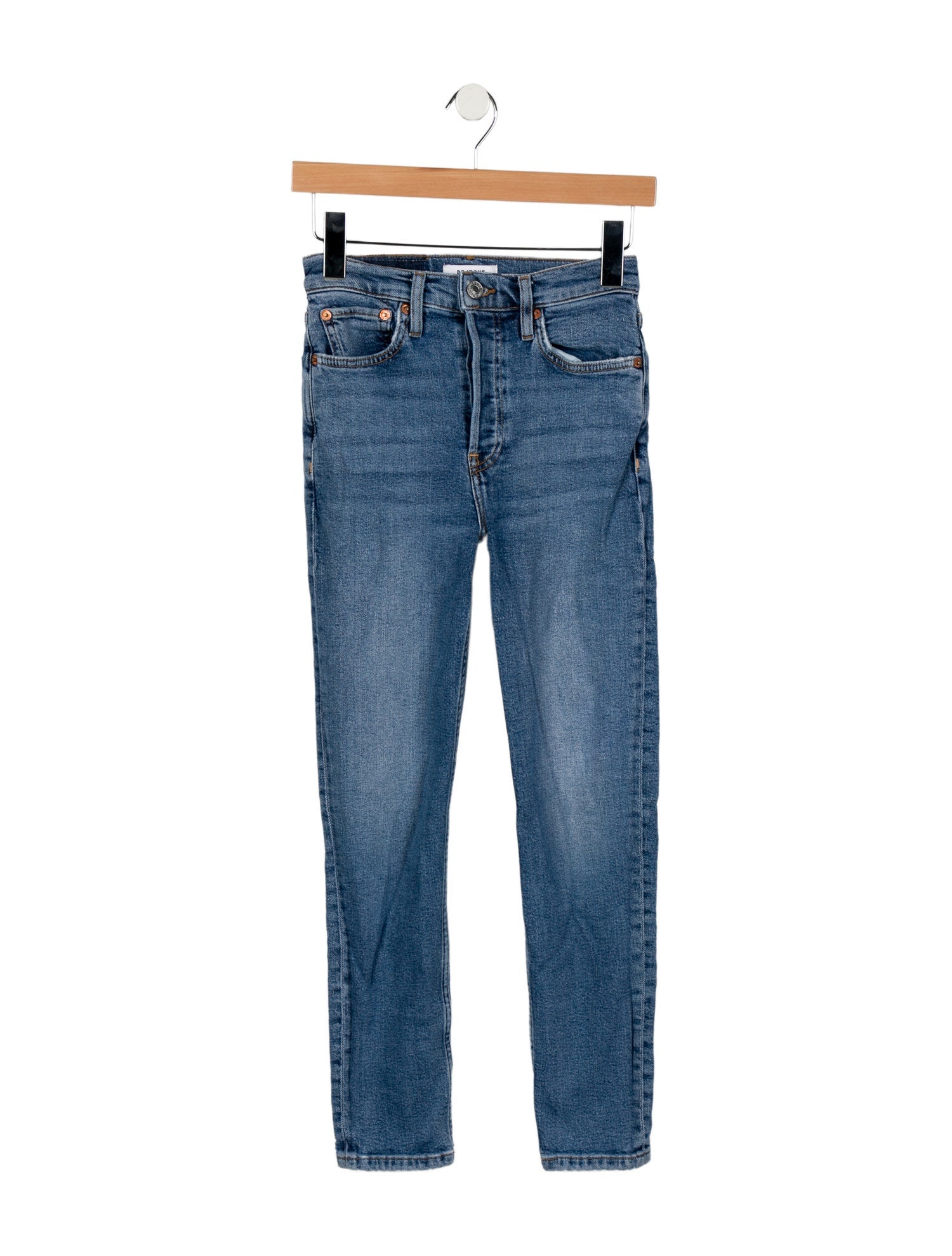 RE/DONE Mid-Rise Skinny Leg Jeans