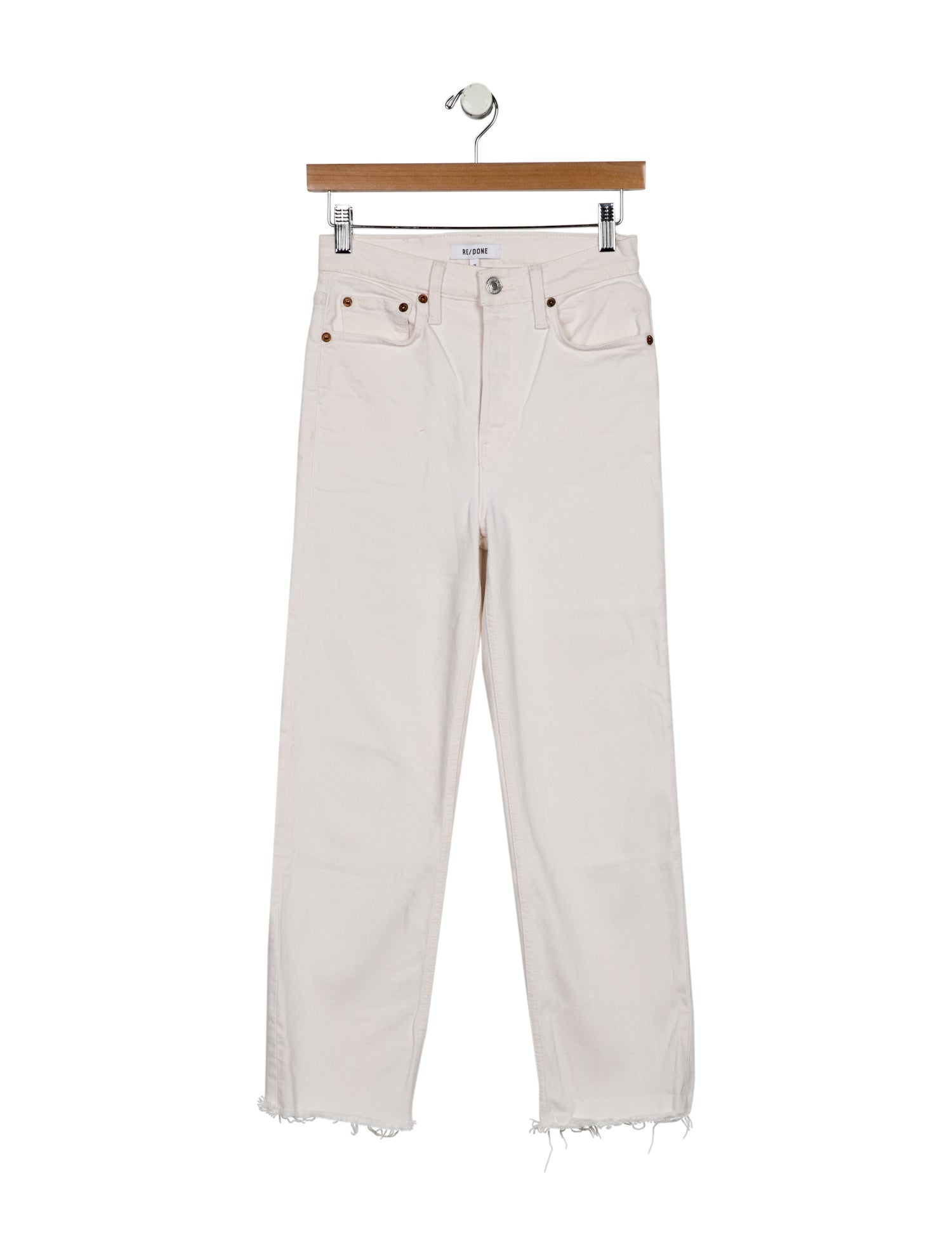 RE/DONE High-Rise Straight Leg Jeans