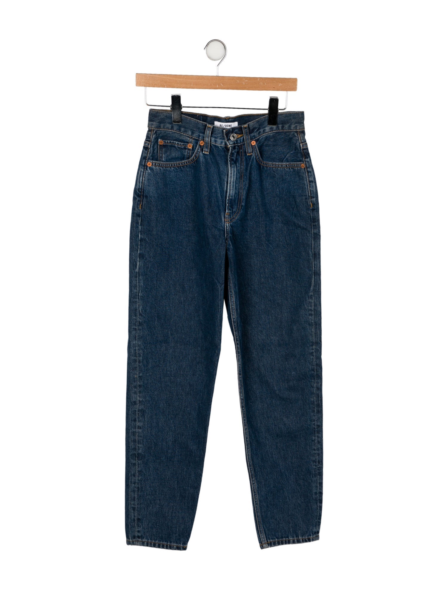 RE/DONE Mid-Rise Straight Leg Jeans