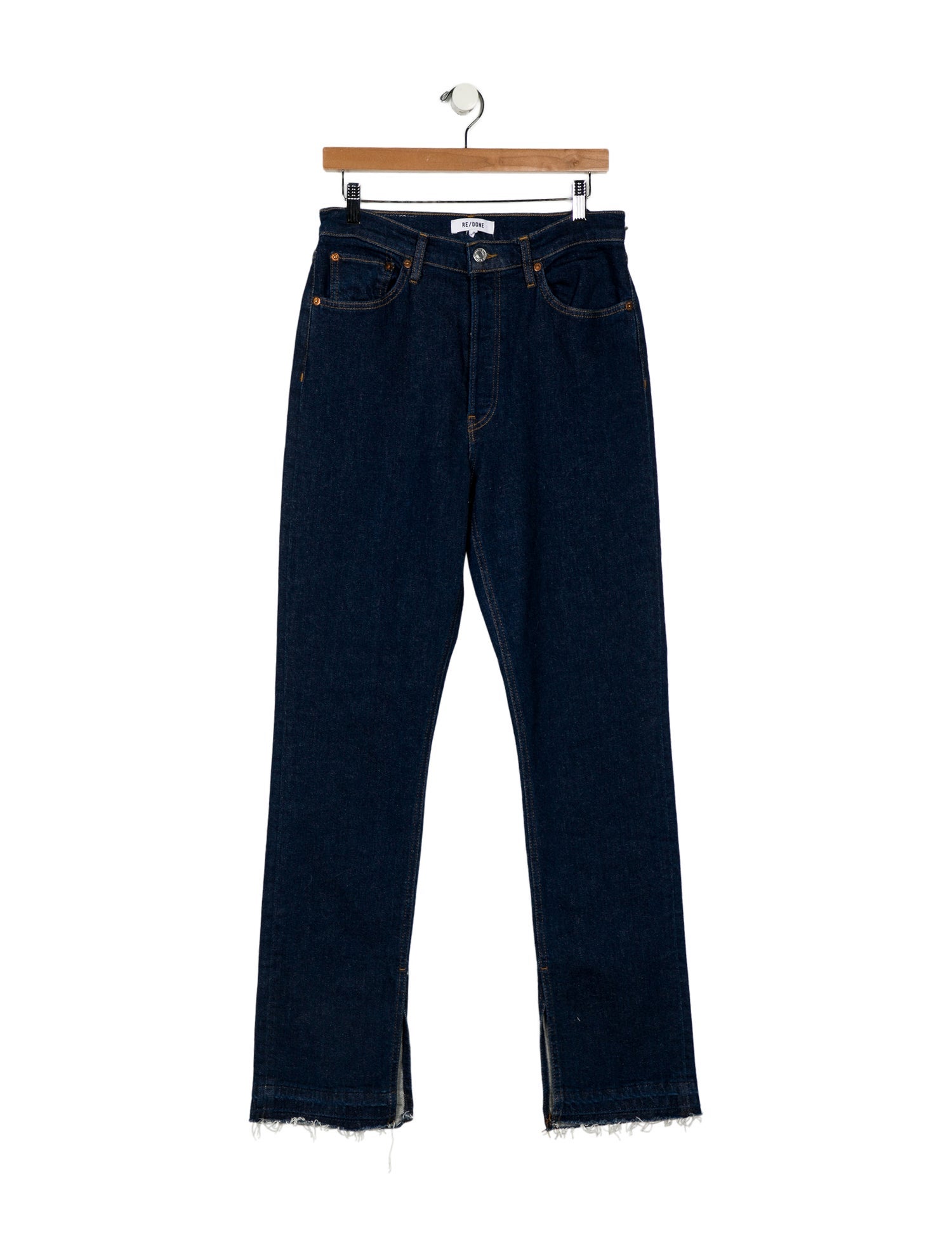 RE/DONE High-Rise Straight Leg Jeans w/ Tags