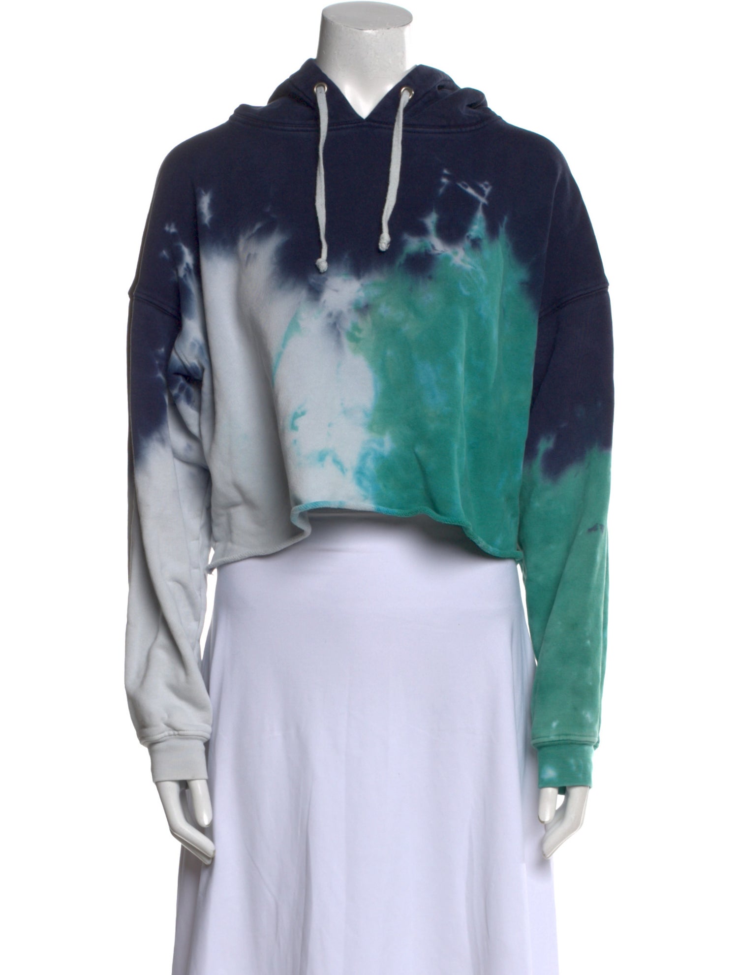 RE/DONE Tie-Dye Print Crew Neck Sweatshirt