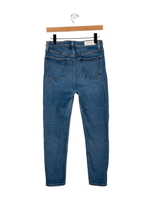 RE/DONE High-Rise Straight Leg Jeans