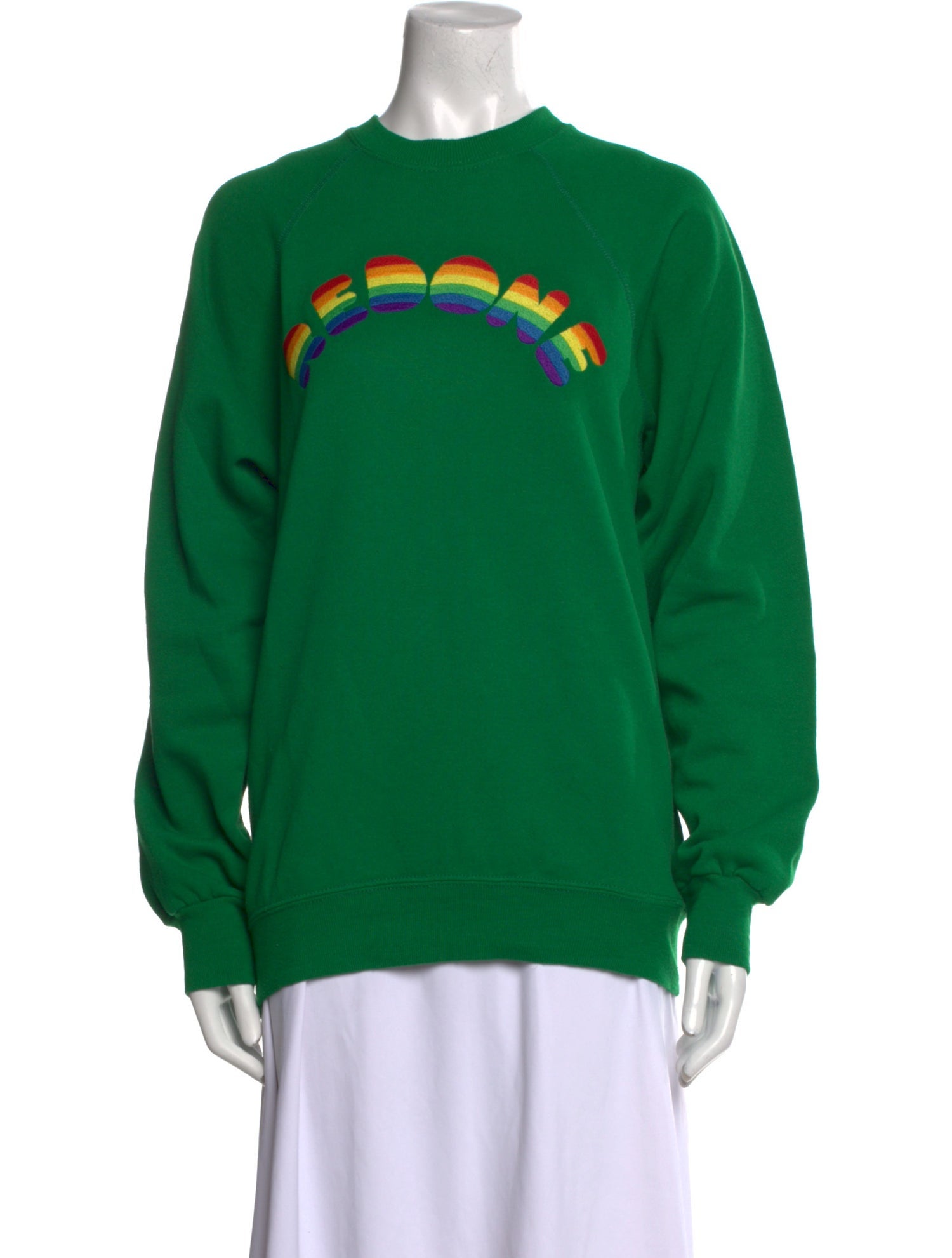 RE/DONE Graphic Print Crew Neck Sweatshirt w/ Tags