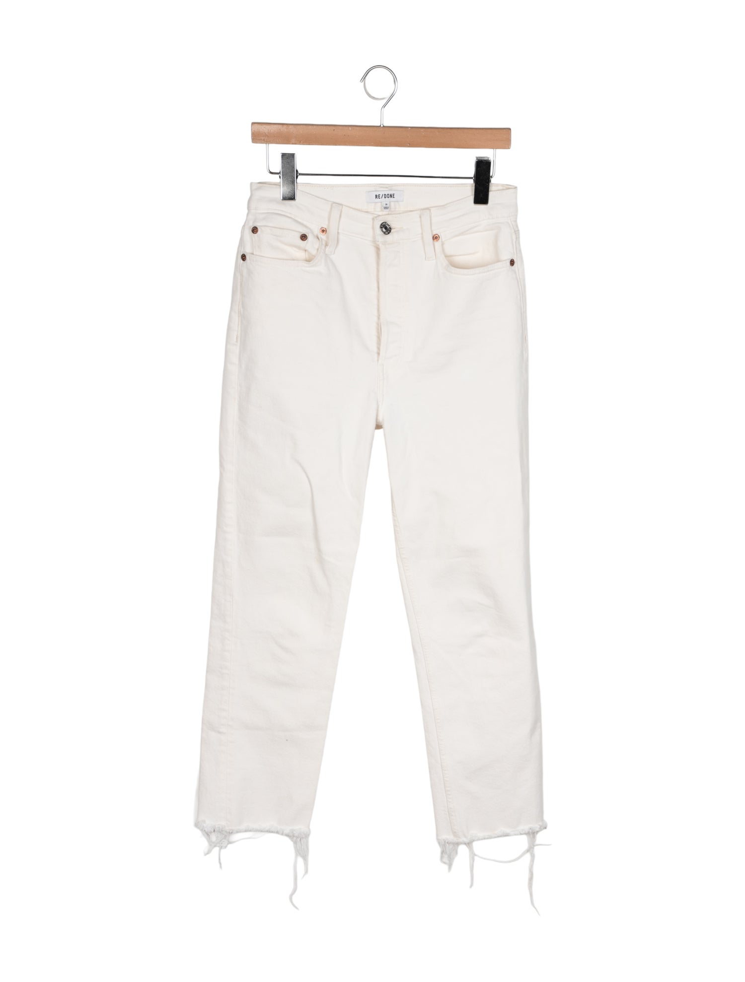 RE/DONE High-Rise Straight Leg Jeans