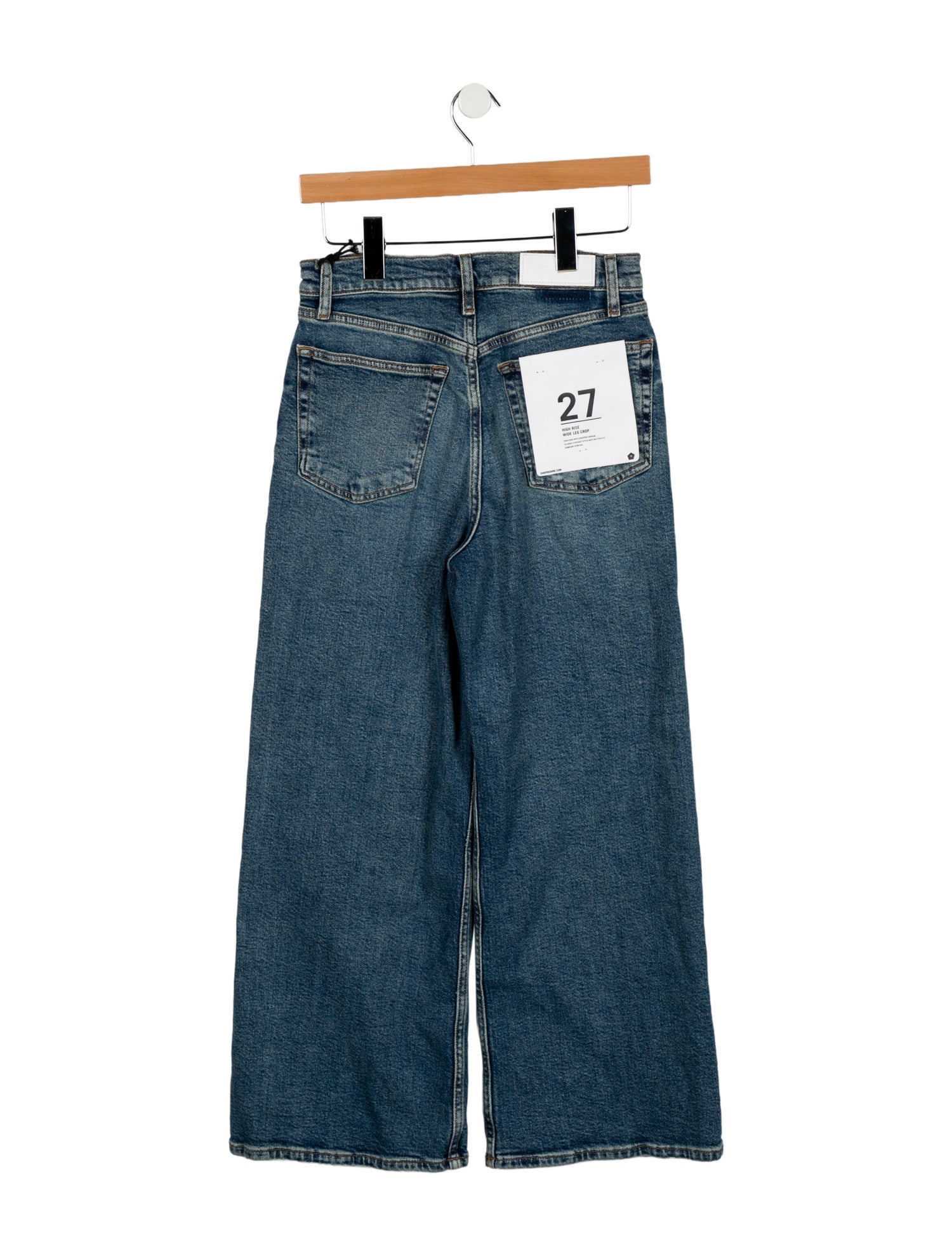 RE/DONE High-Rise Wide Leg Jeans w/ Tags