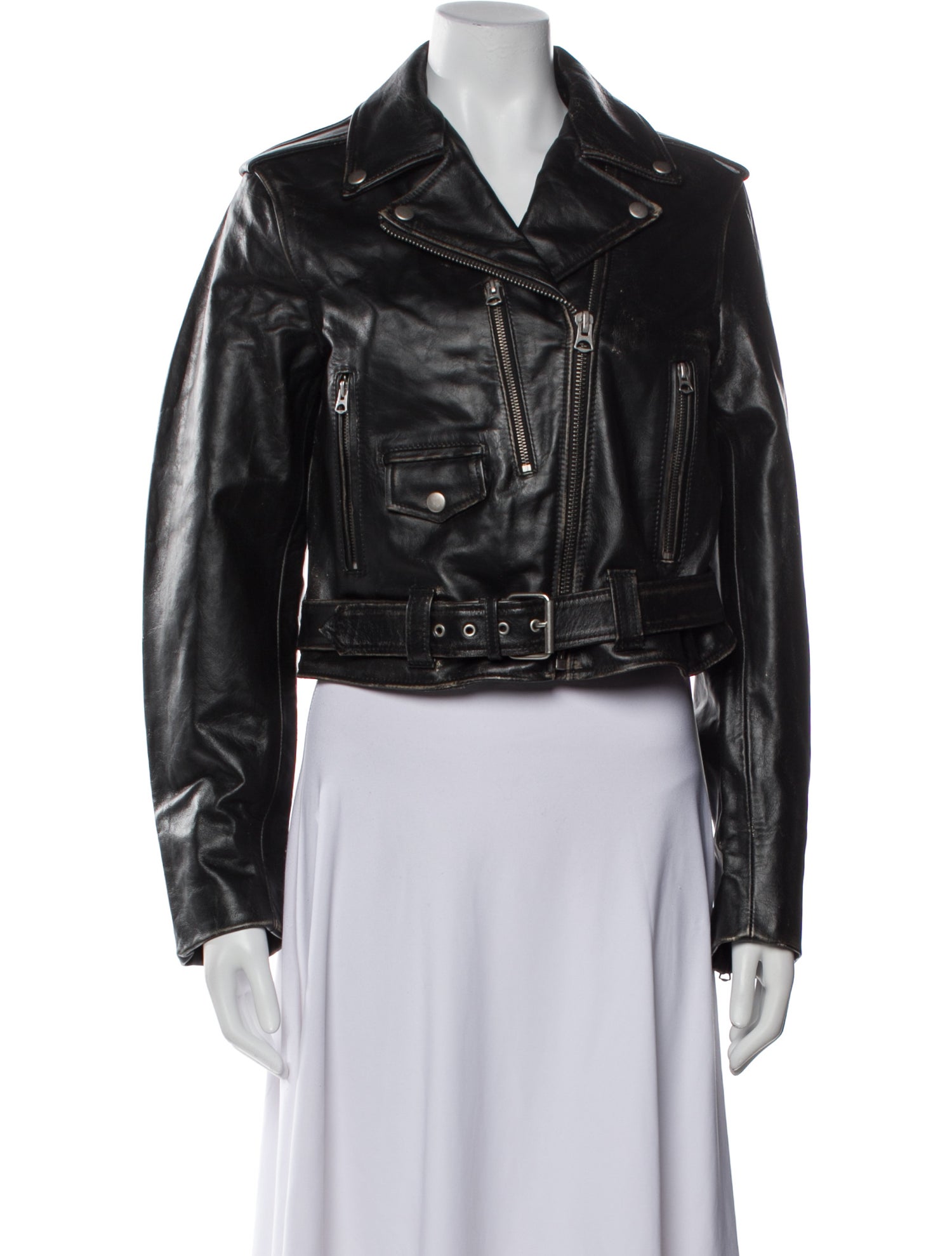 RE/DONE Leather Biker Jacket w/ Tags