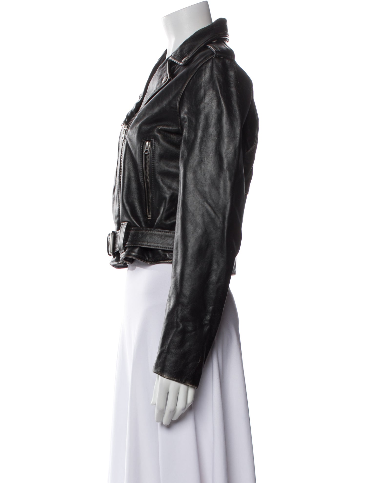 RE/DONE Leather Biker Jacket w/ Tags