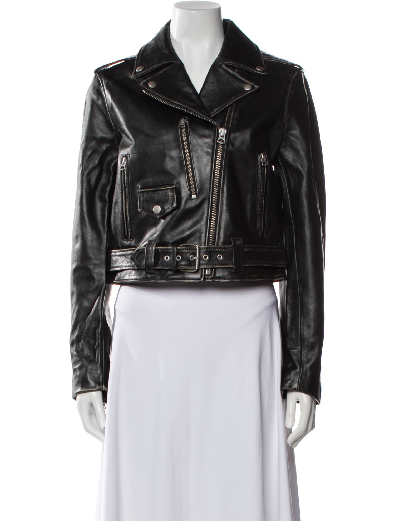 RE/DONE Leather Biker Jacket w/ Tags