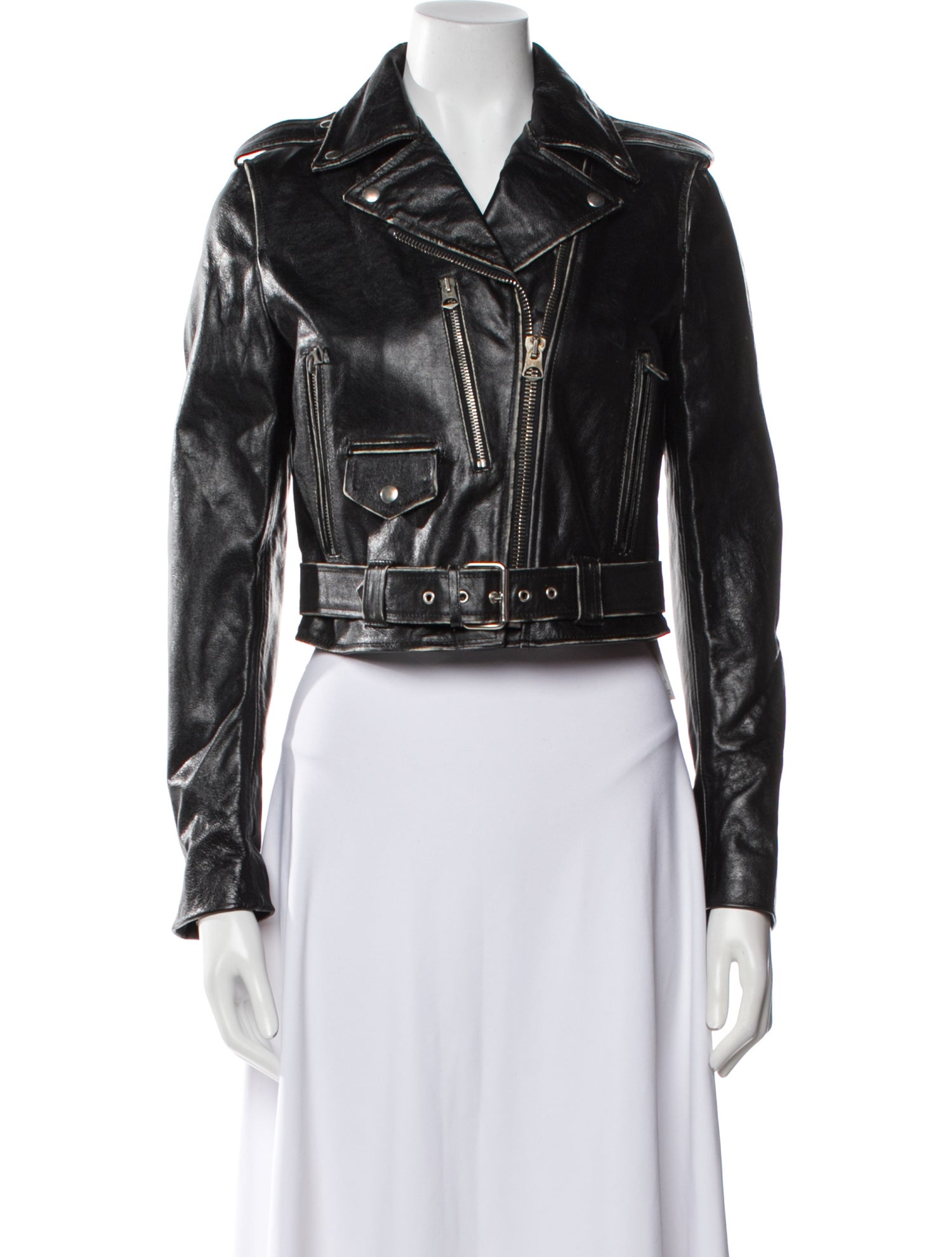 RE/DONE Leather Biker Jacket w/ Tags