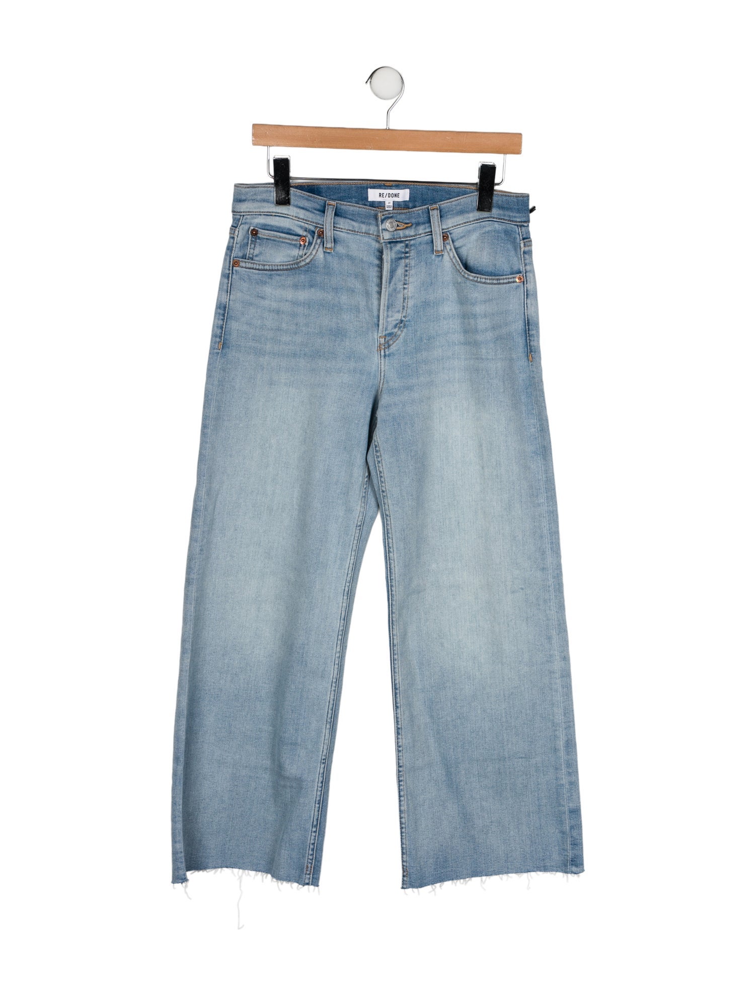 RE/DONE Mid-Rise Wide Leg Jeans w/ Tags