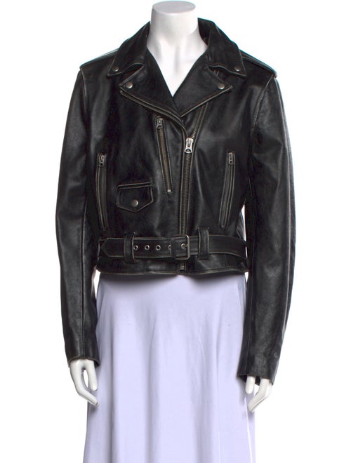 RE/DONE Leather Biker Jacket