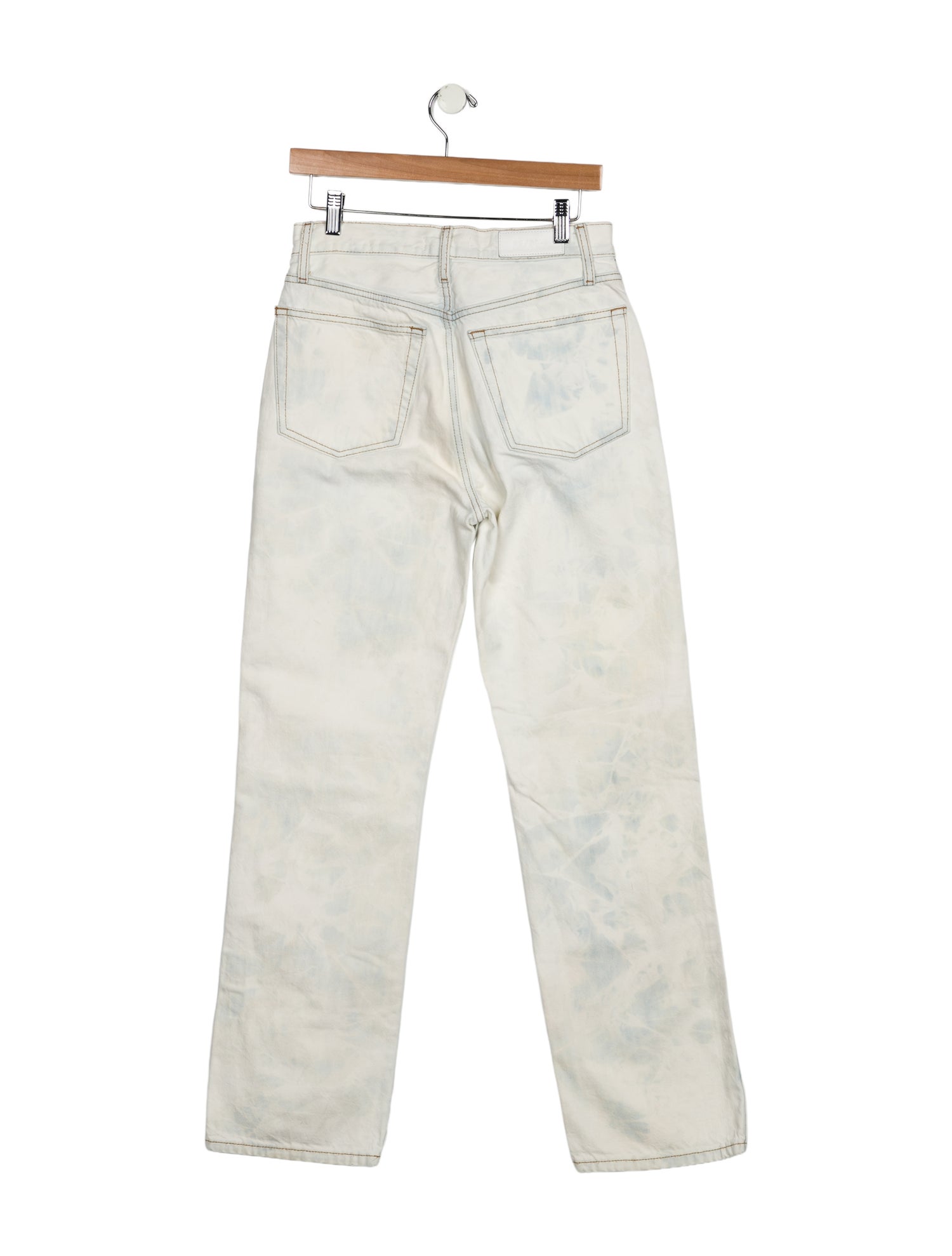 RE/DONE High-Rise Straight Leg Jeans