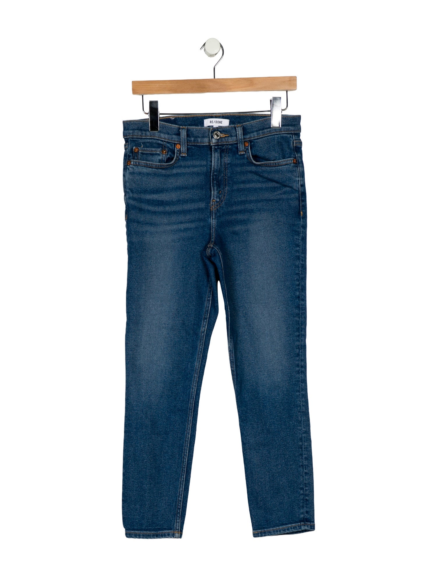 RE/DONE Mid-Rise Skinny Leg Jeans