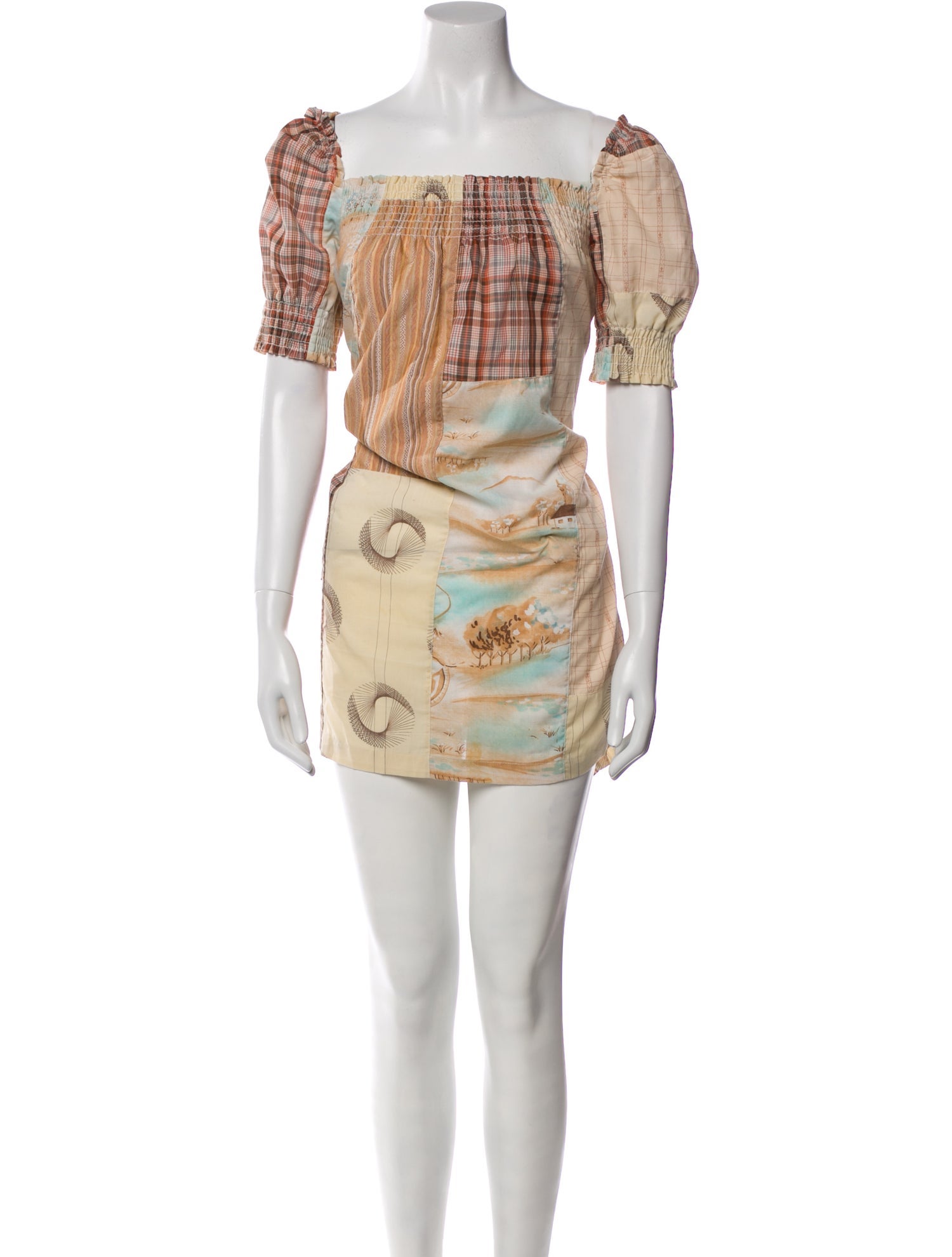 RE/DONE Printed Mini Dress