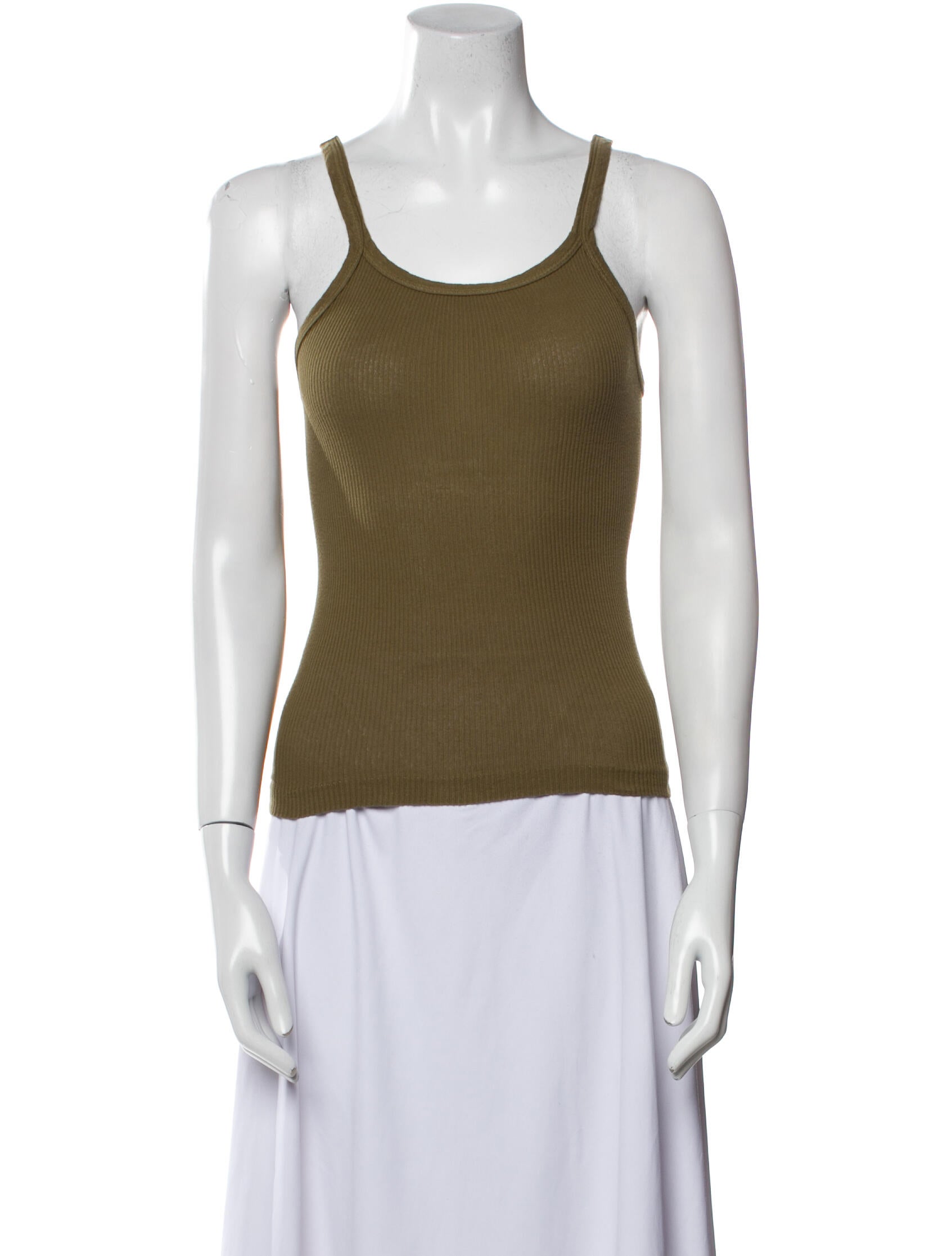 RE/DONE Scoop Neck Sleeveless Top