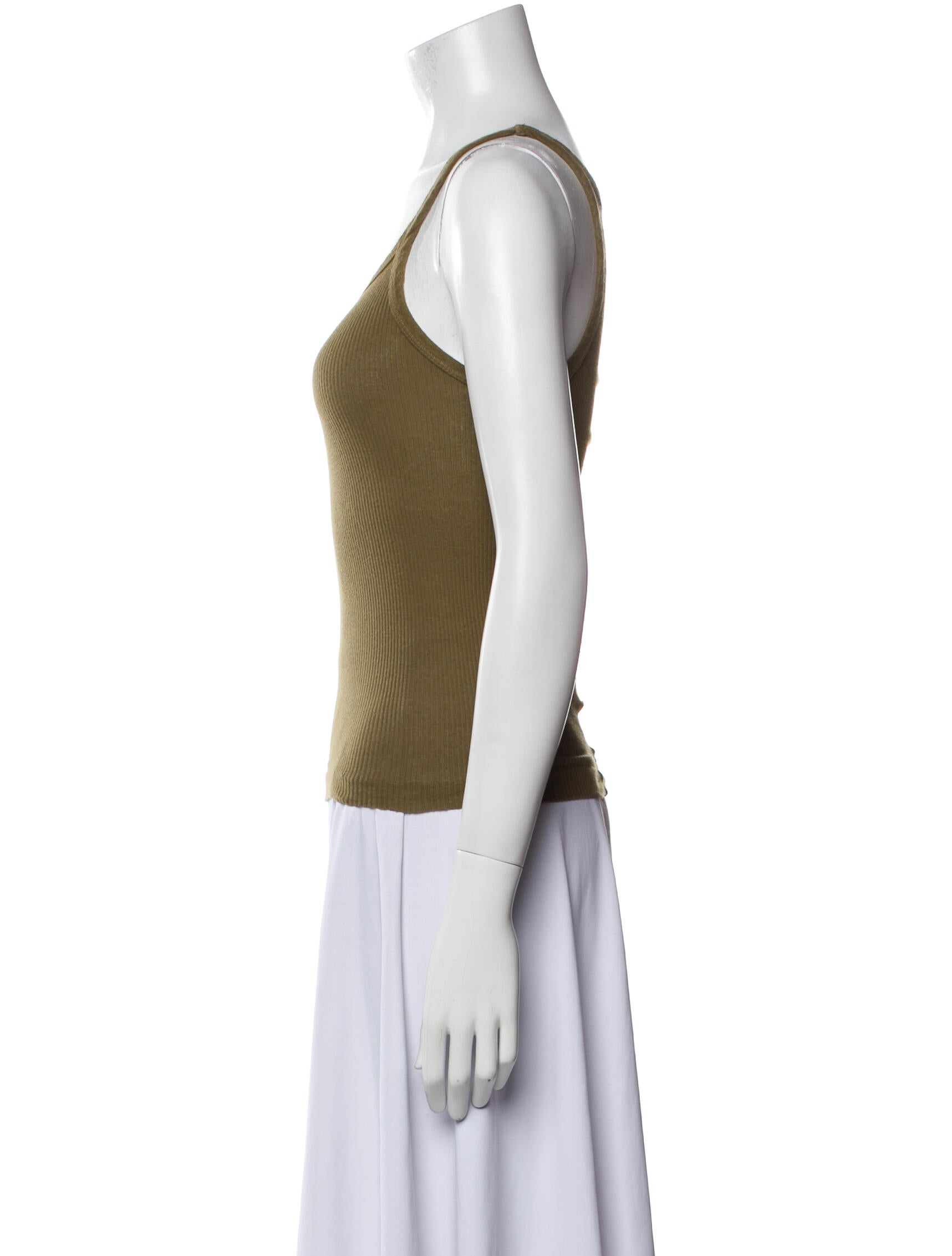 RE/DONE Scoop Neck Sleeveless Top