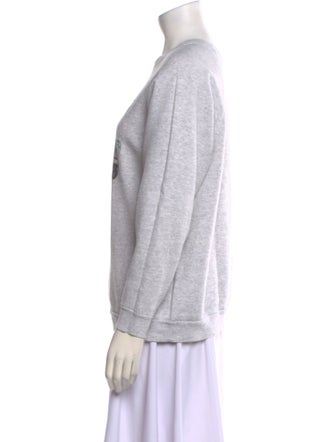 RE/DONE Graphic Print Crew Neck Sweatshirt