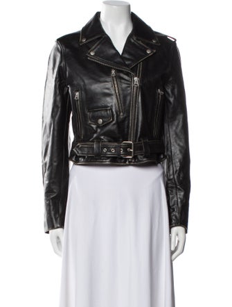 RE/DONE Leather Biker Jacket