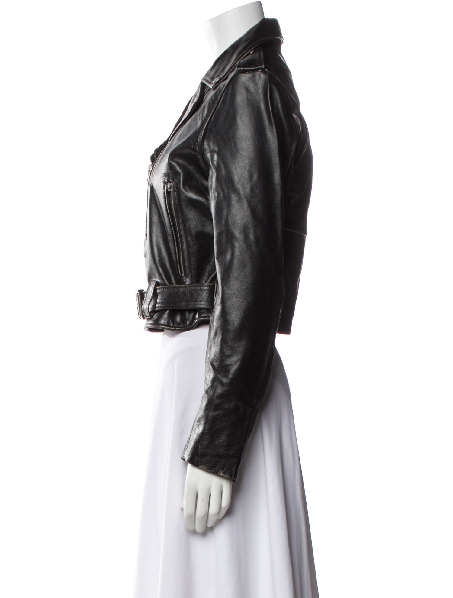 RE/DONE Leather Biker Jacket