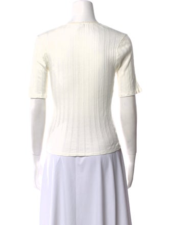 RE/DONE Square Neckline Short Sleeve Top