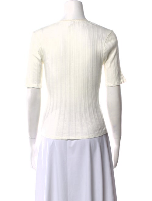 RE/DONE Square Neckline Short Sleeve Top