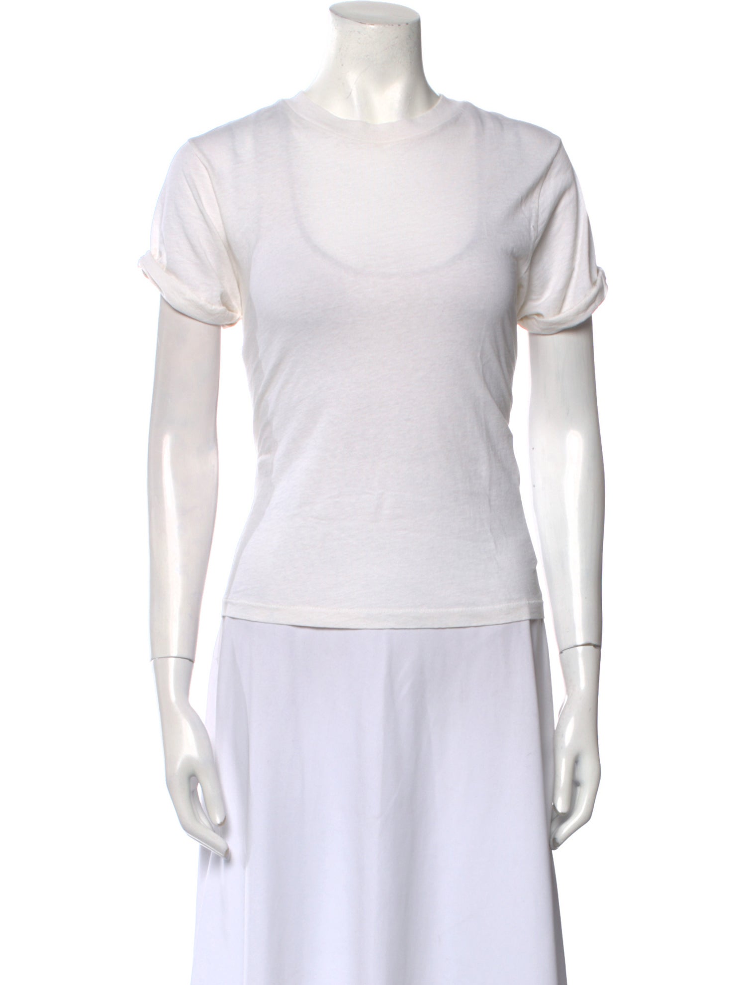 RE/DONE Scoop Neck Short Sleeve T-Shirt