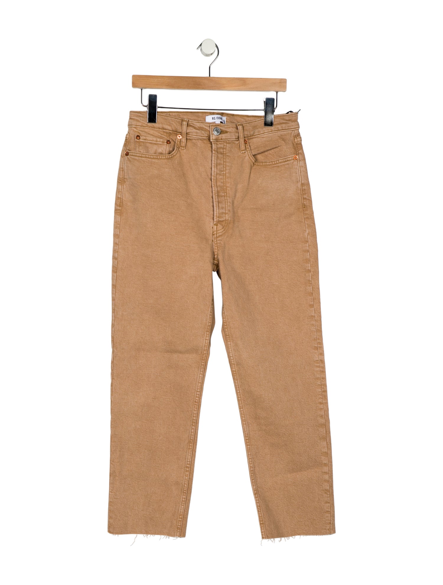 RE/DONE High-Rise Straight Leg Jeans w/ Tags
