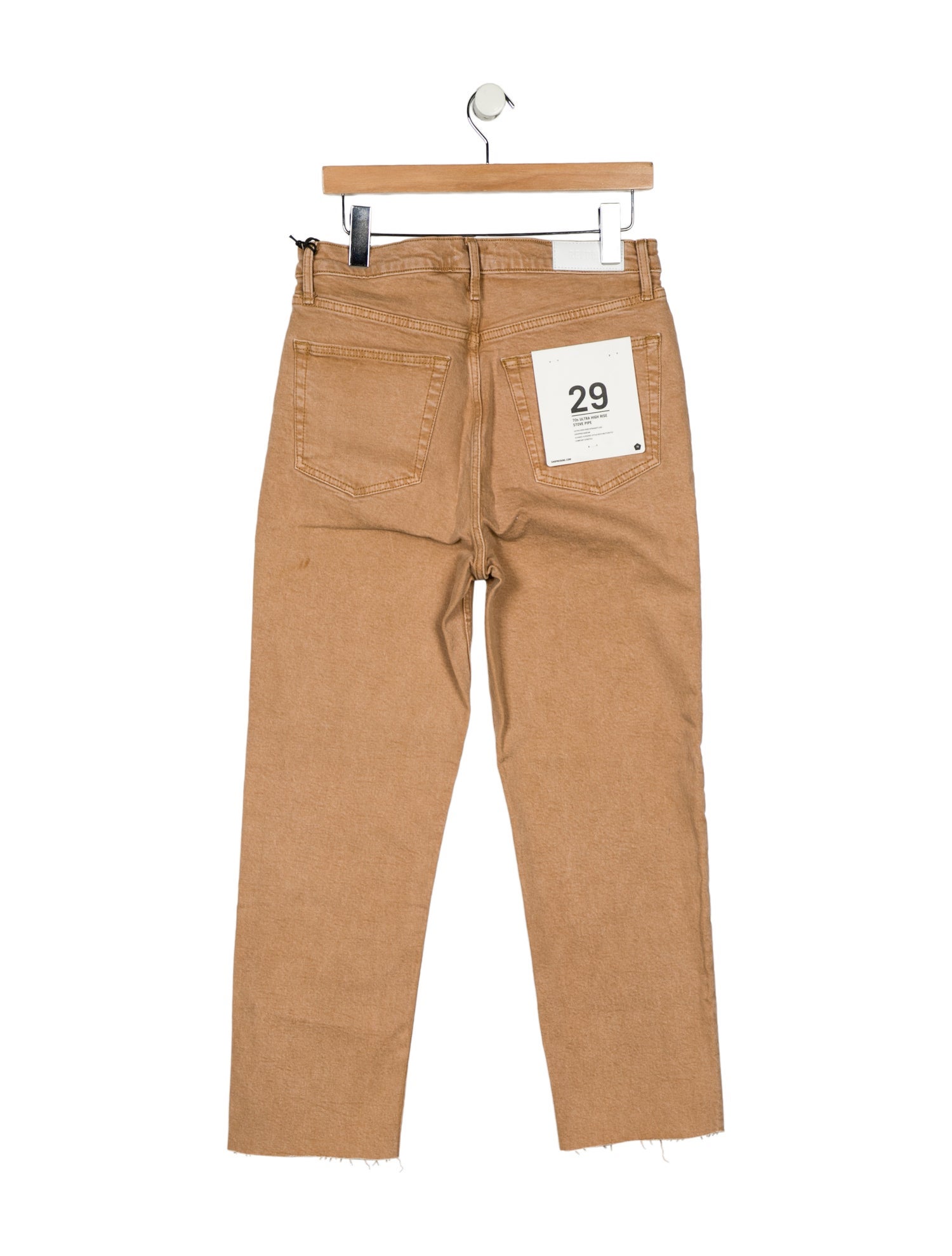 RE/DONE High-Rise Straight Leg Jeans w/ Tags