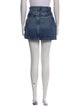 RE/DONE Raw-Edge Trim Mini Skirt