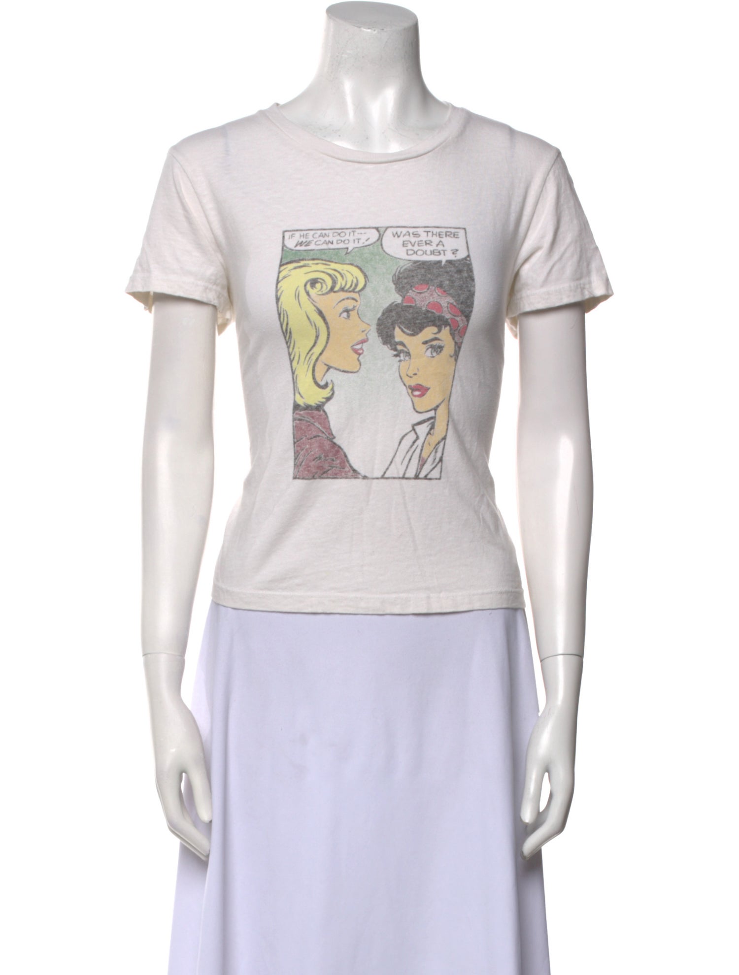 RE/DONE Graphic Print Crew Neck T-Shirt