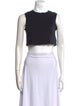 RE/DONE Bateau Neckline Sleeveless Crop Top