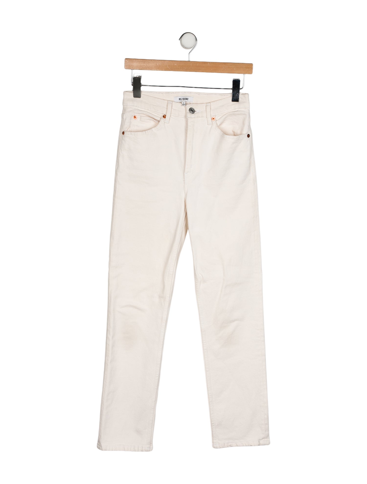 RE/DONE High-Rise Straight Leg Jeans