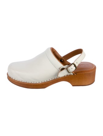 RE/DONE Leather Slingback Flats