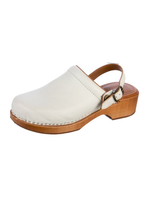 RE/DONE Leather Slingback Flats